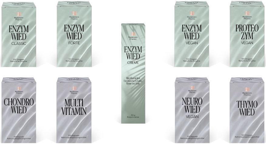 Wiedemann Pharma Produkte im neuen Design